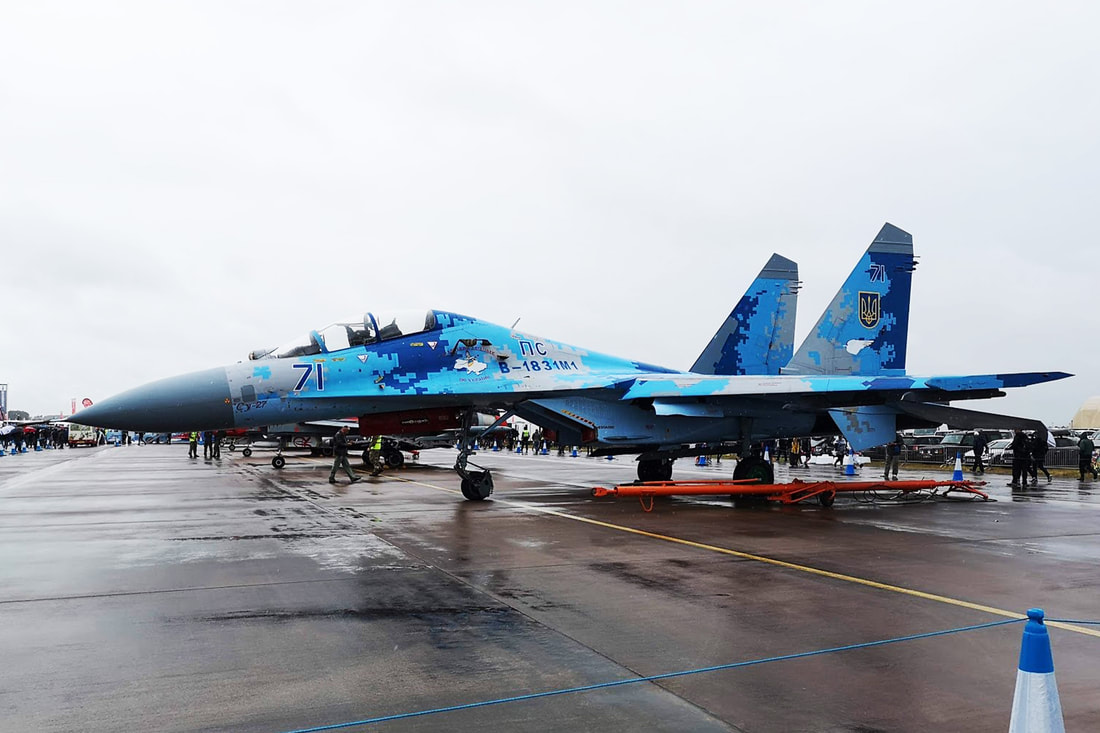 Ukranian SU-27 at RIAT 2019
